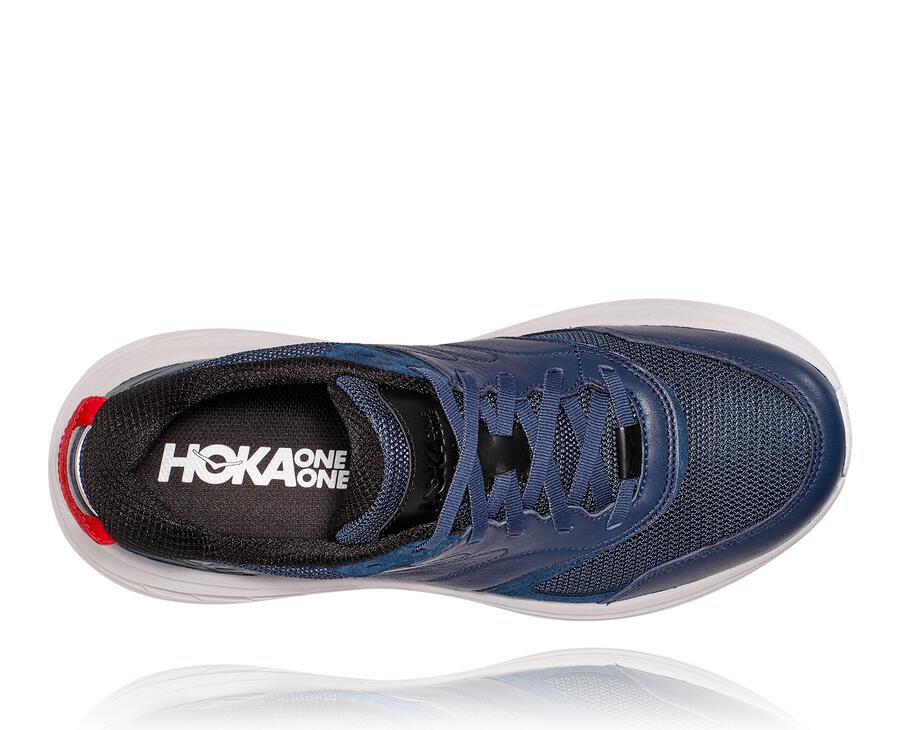 Hoka One One Hardloopschoenen Dames - Bondi L - Donkerblauw/Wit - WD7465830